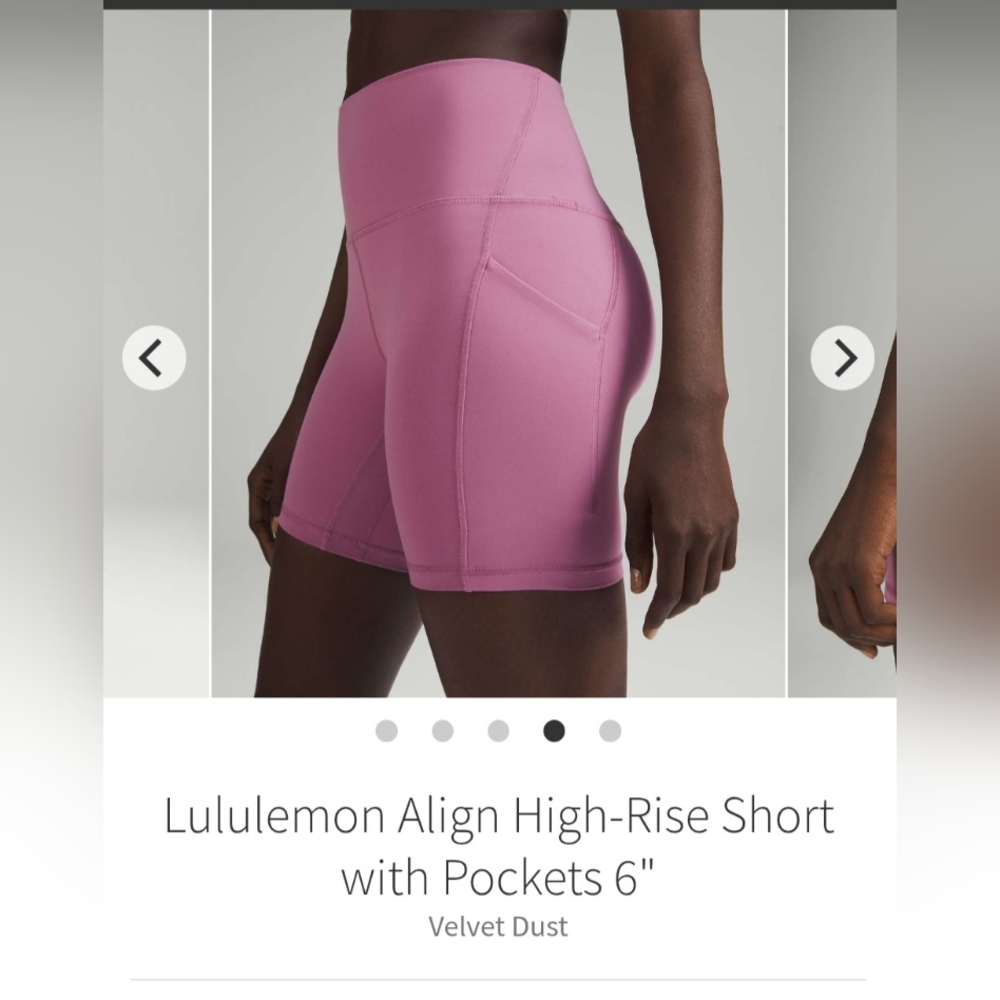 Like New ! Lululemon Align With Pockets Daliah Mauve
